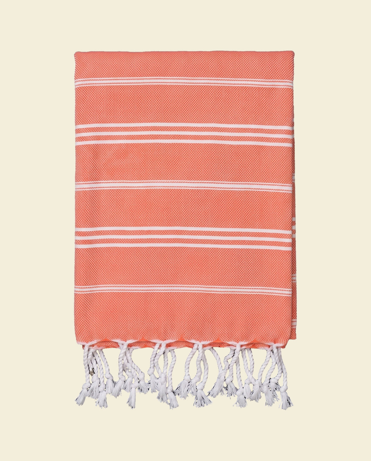 hamam handdoek mandarijn - op kleur