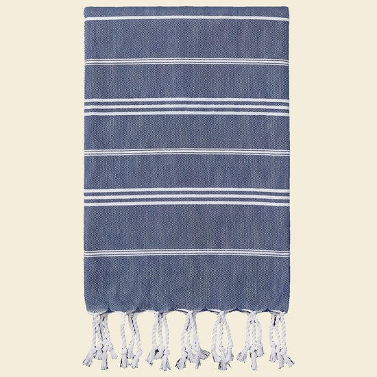 hamam handdoek marineblauw - op kleur
