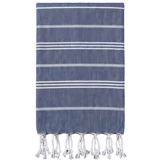 hamam handdoek marineblauw - vrijstaand