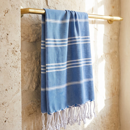 hamam handdoek mediteraanblauw - sfeer