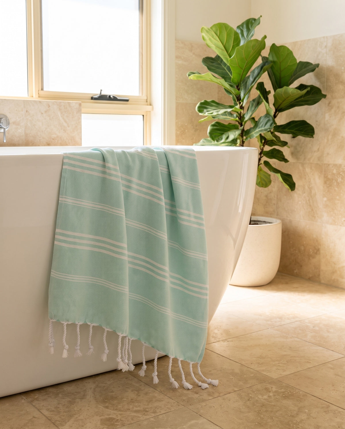 hamam handdoek mint - sfeer