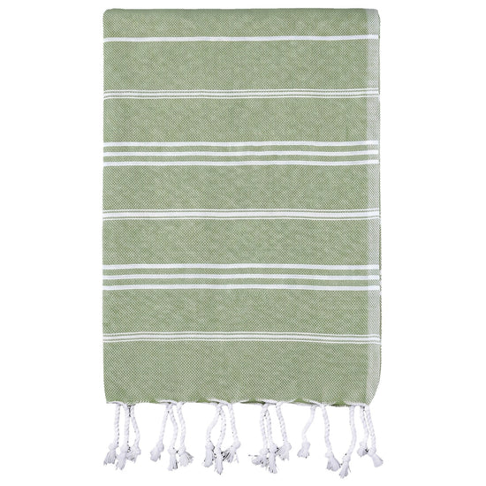 hamam handdoek mosgroen - vrijstaand