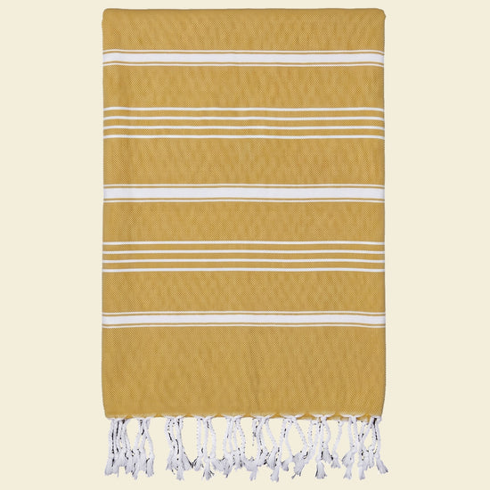 hamam handdoek mosterd - op kleur