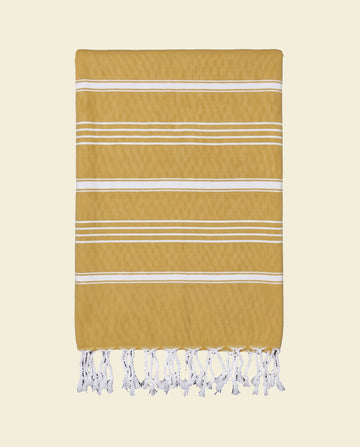 hamam handdoek mosterd