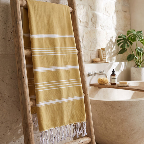 hamam handdoek mosterd - sfeer