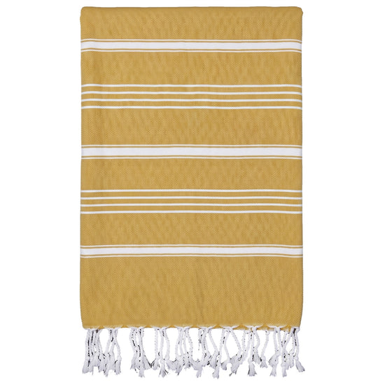 hamam handdoek mosterd - vrijstaand