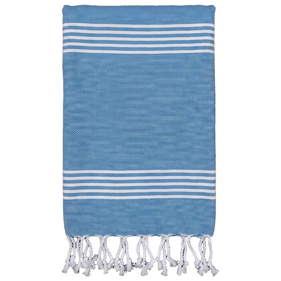hamam handdoek oceaanblauw - vrijstaand