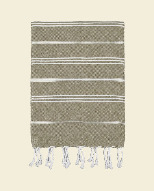 hamam handdoek olijfgroen - op kleur