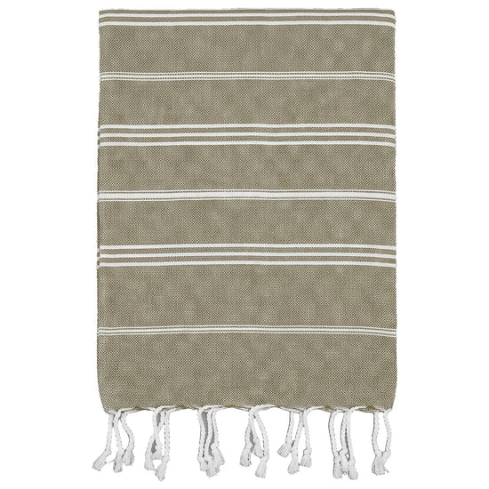hamam handdoek olijfgroen - vrijstaand