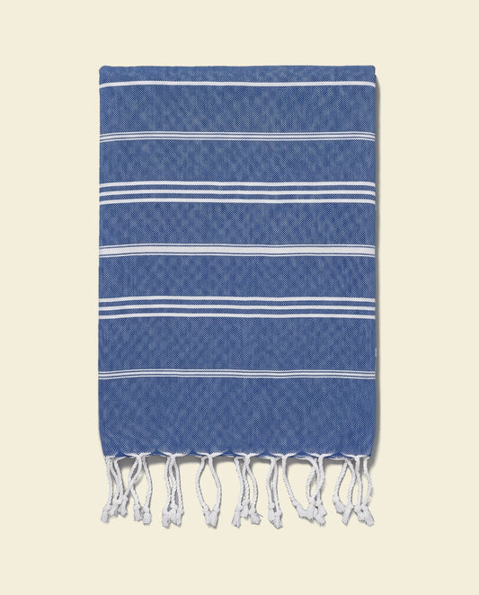 hamam handdoek parlementblauw - op kleur
