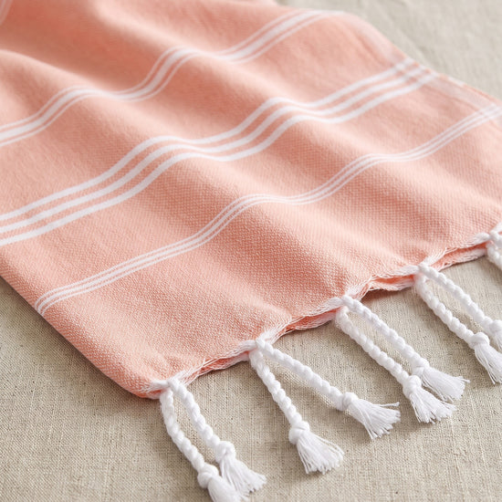hamam handdoek perzik - detail
