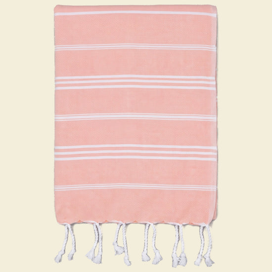 hamam handdoek perzik - op kleur