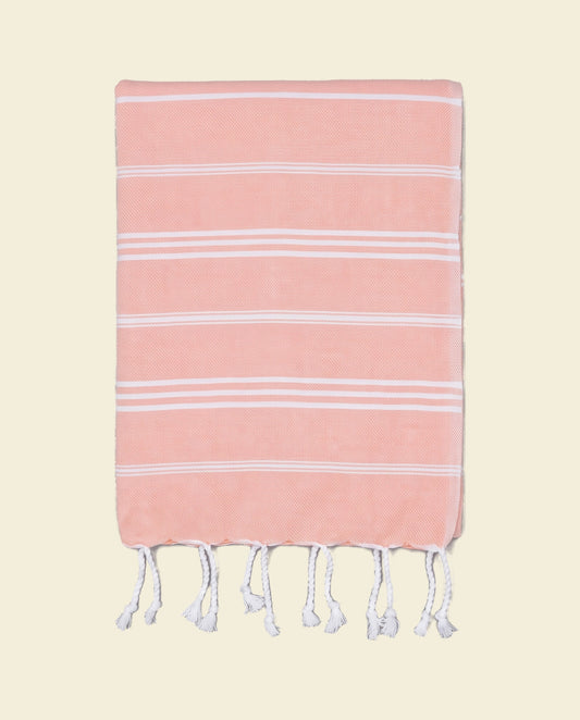 hamam handdoek perzik - op kleur