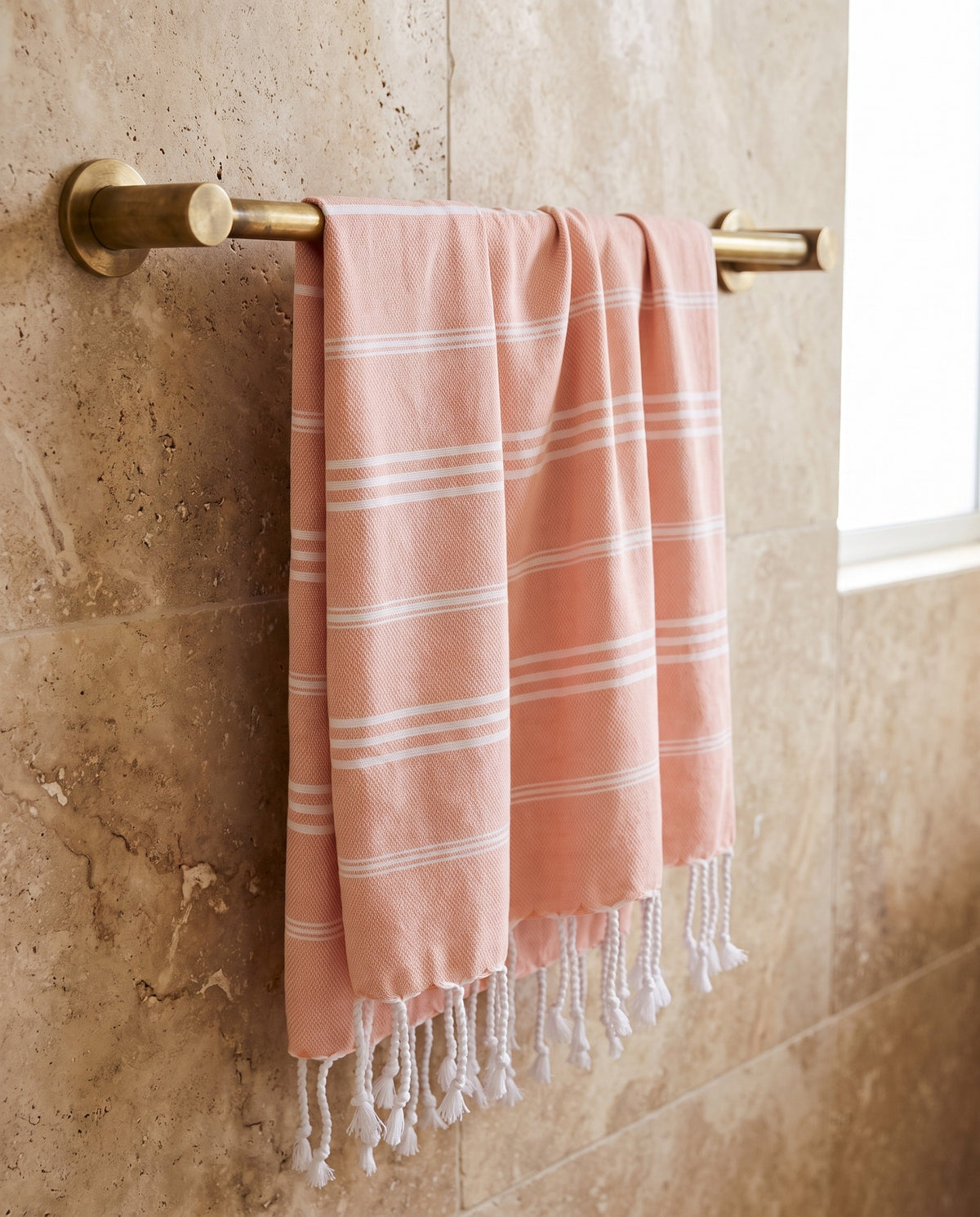 hamam handdoek perzik - sfeer