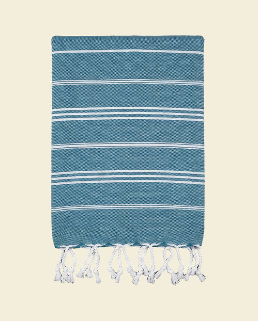 hamam handdoek petrol - op kleur