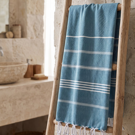 hamam handdoek petrol - sfeer