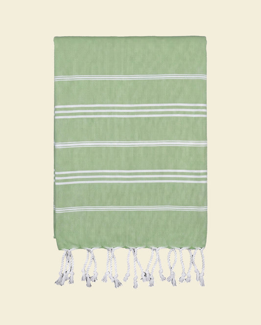 hamam handdoek pistache - op kleur