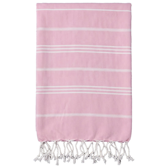 hamam handdoek poederroze - vrijstaand