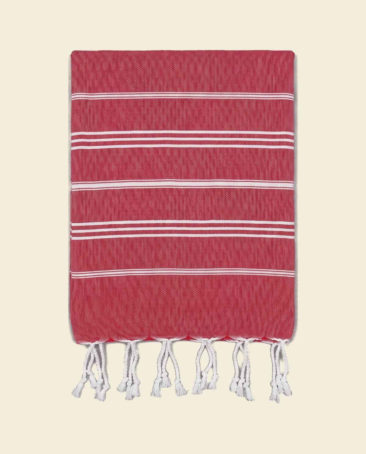 hamam handdoek robijnrood - op kleur