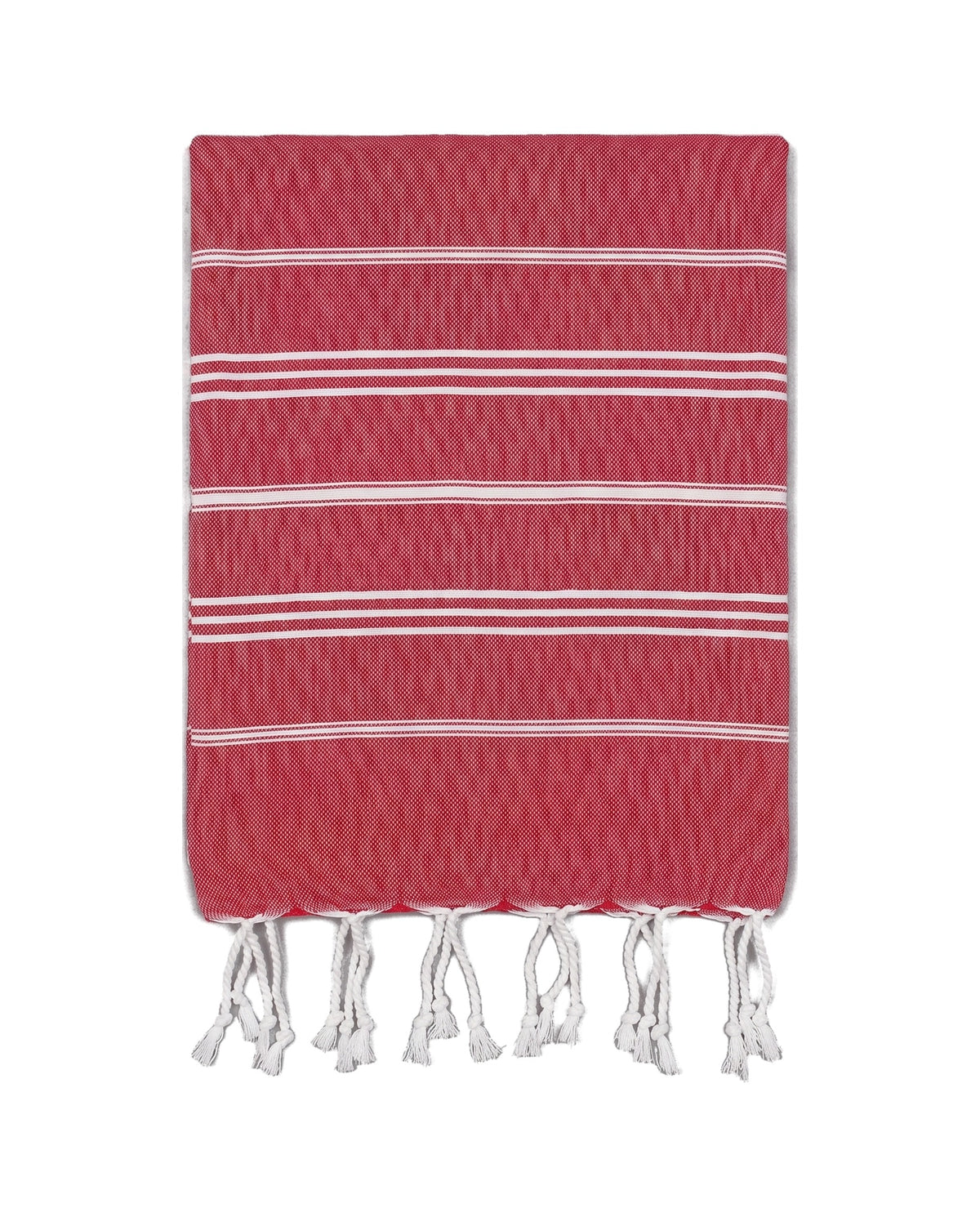 hamam handdoek robijnrood - vrijstaand