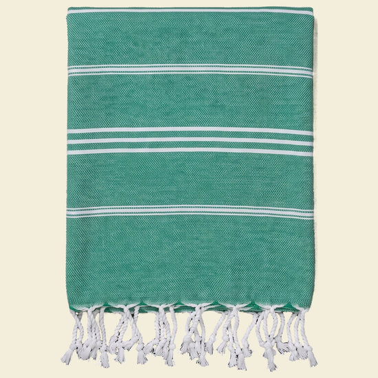 hamam handdoek smaragdgroen - op kleur