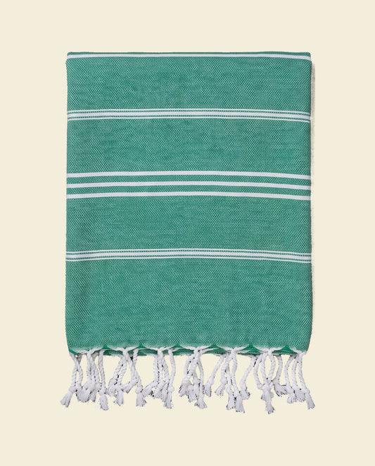 hamam handdoek smaragdgroen - op kleur