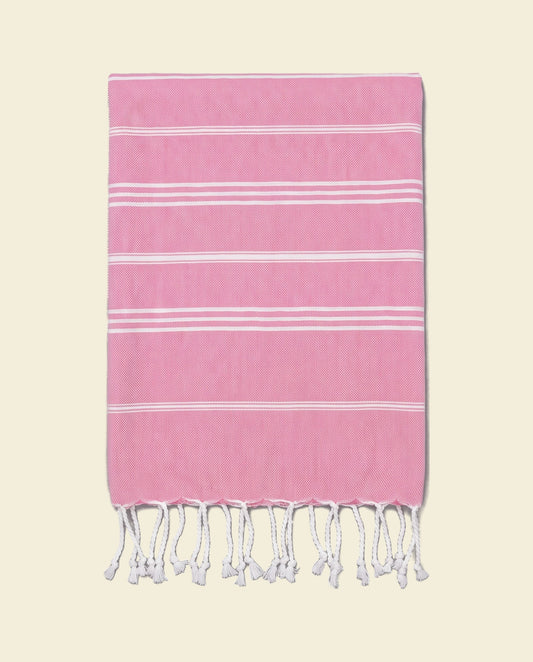 hamam handdoek sorbetroze - op kleur