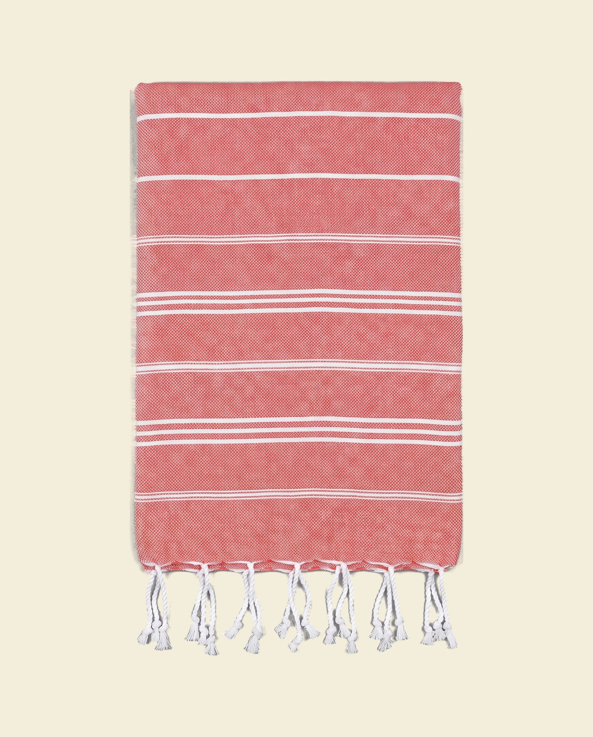 hamam handdoek steenrood - op kleur