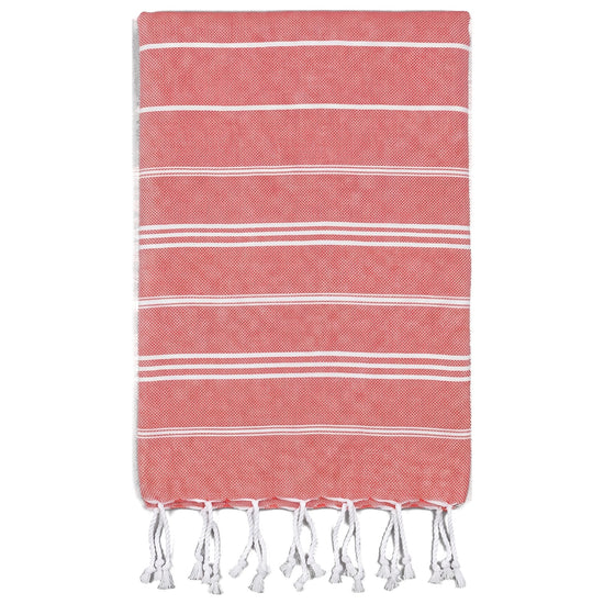 hamam handdoek steenrood - vrijstaand