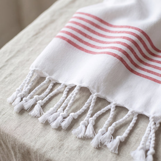 hamam handdoek tulp - detail