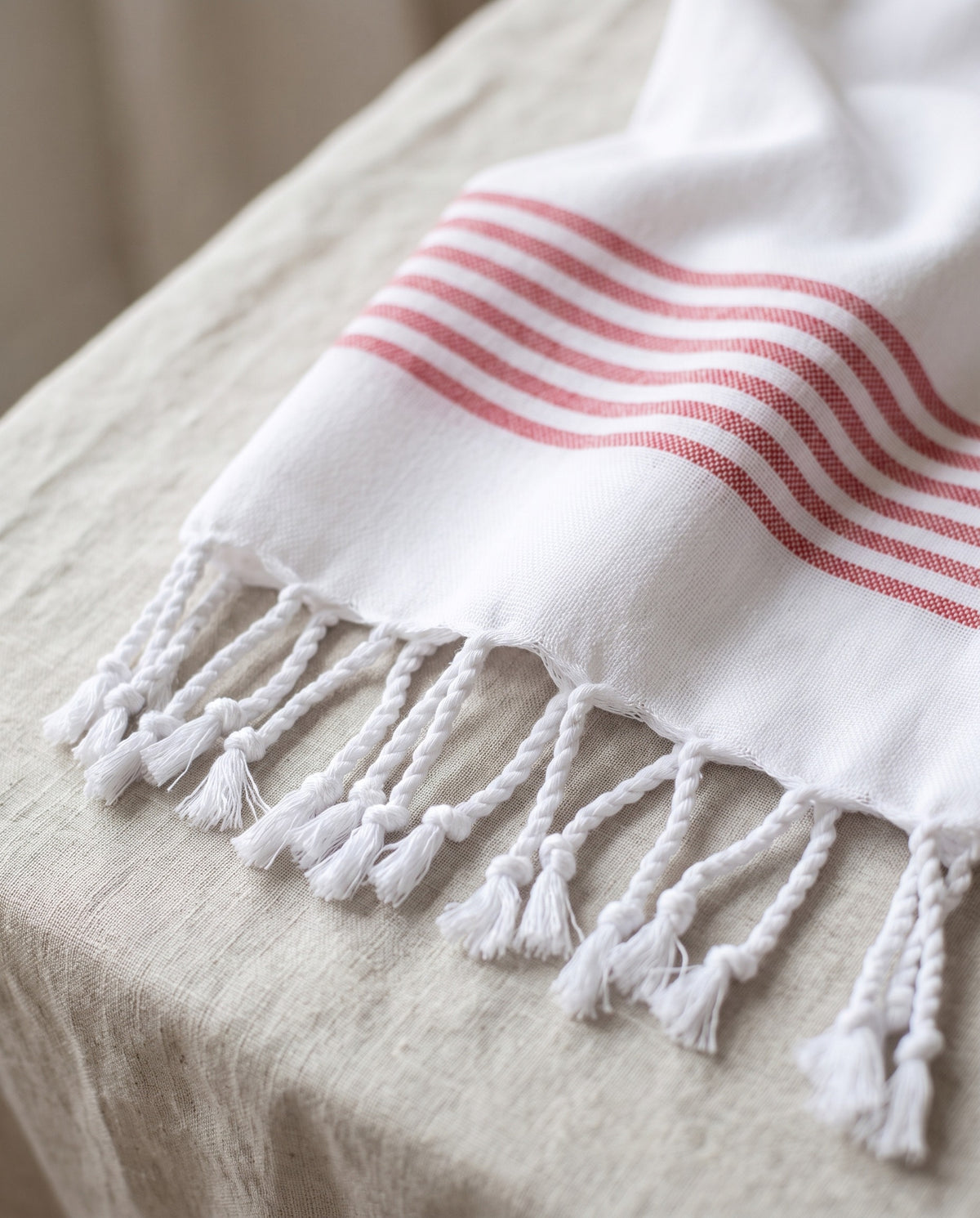 hamam handdoek tulp - detail