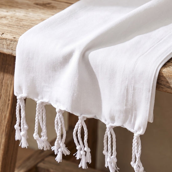 hamam handdoek wit - detail