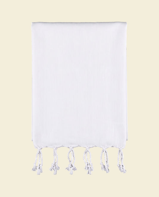 hamam handdoek wit - op kleur