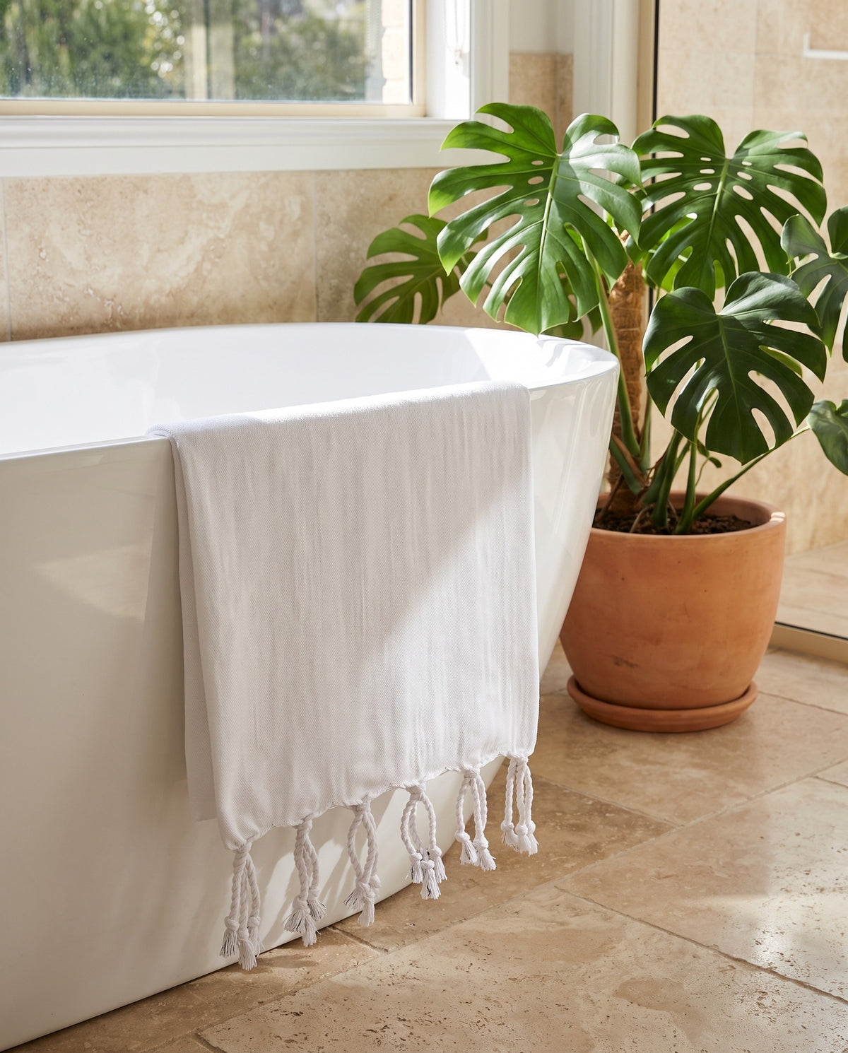 hamam handdoek wit - sfeer