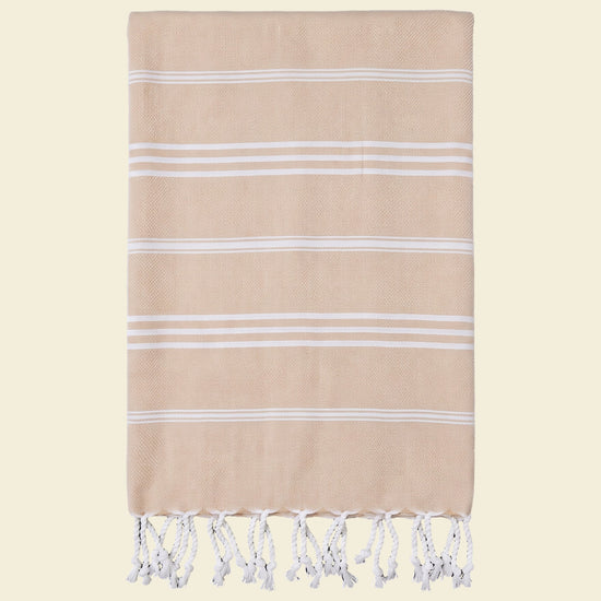 hamam handdoek zand - op kleur