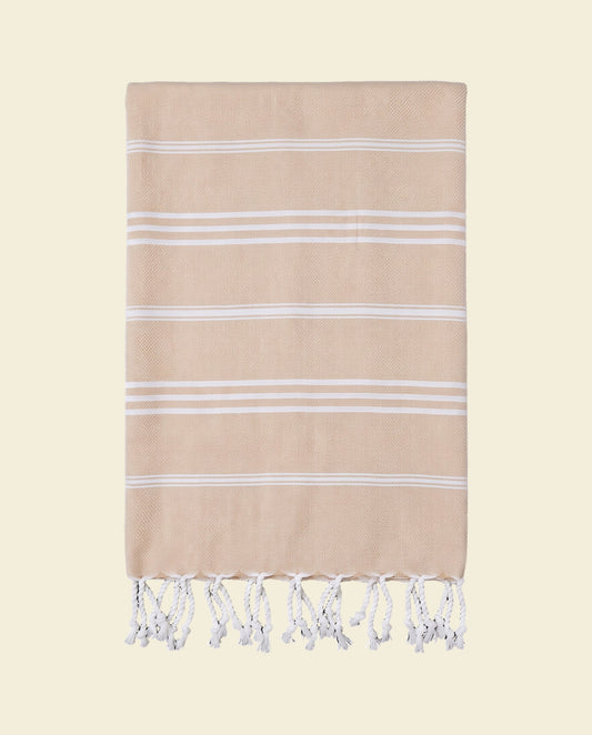 hamam handdoek zand - op kleur