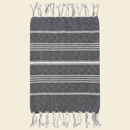 hamam handdoek zwart - op kleur