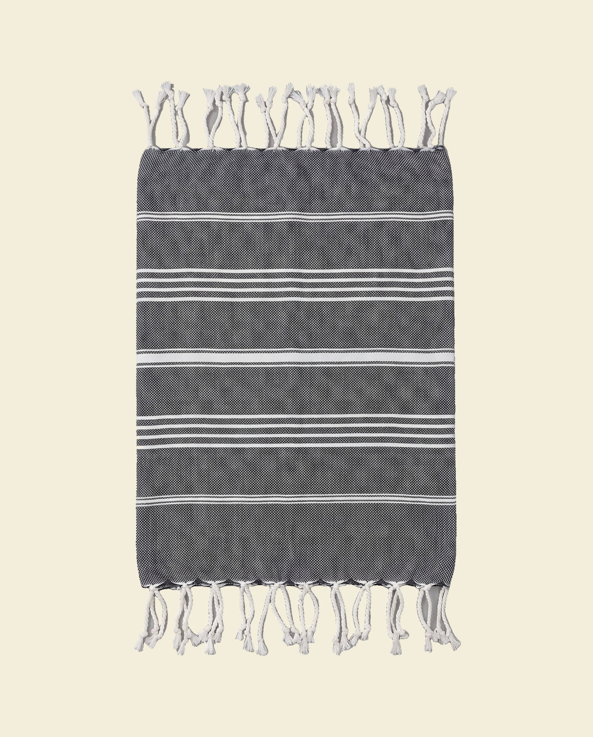 hamam handdoek zwart - op kleur