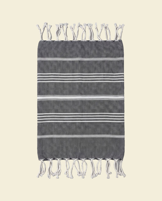 hamam handdoek zwart - op kleur