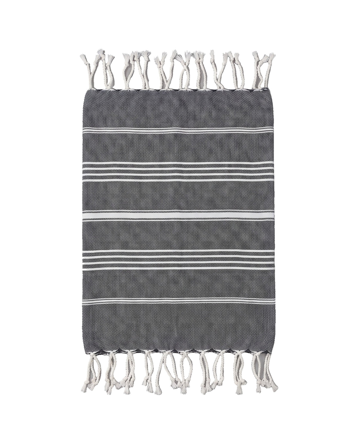 hamam handdoek zwart - vrijstaand
