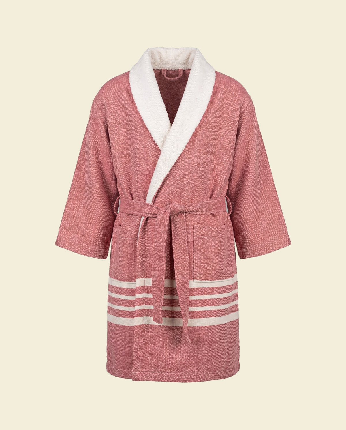 hamam kinderbadjas dusty rose - op kleur