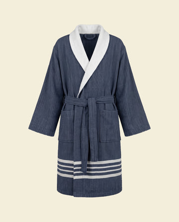 hamam kinderbadjas navy