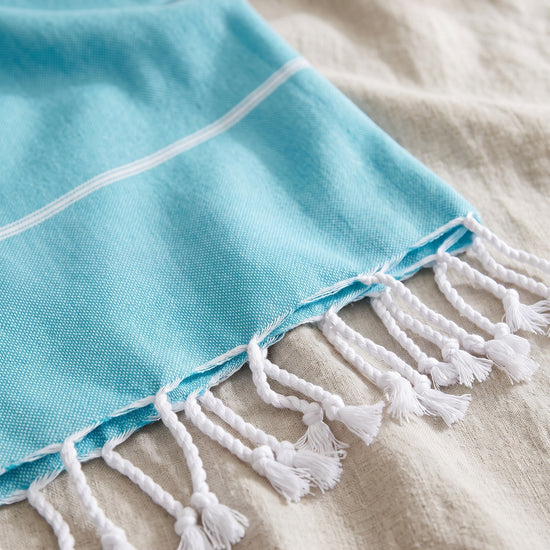 hamamdoek aqua - detail