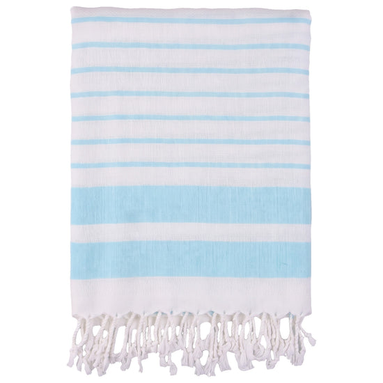 hamamdoek Aquastreeps light blue - vrijstaand