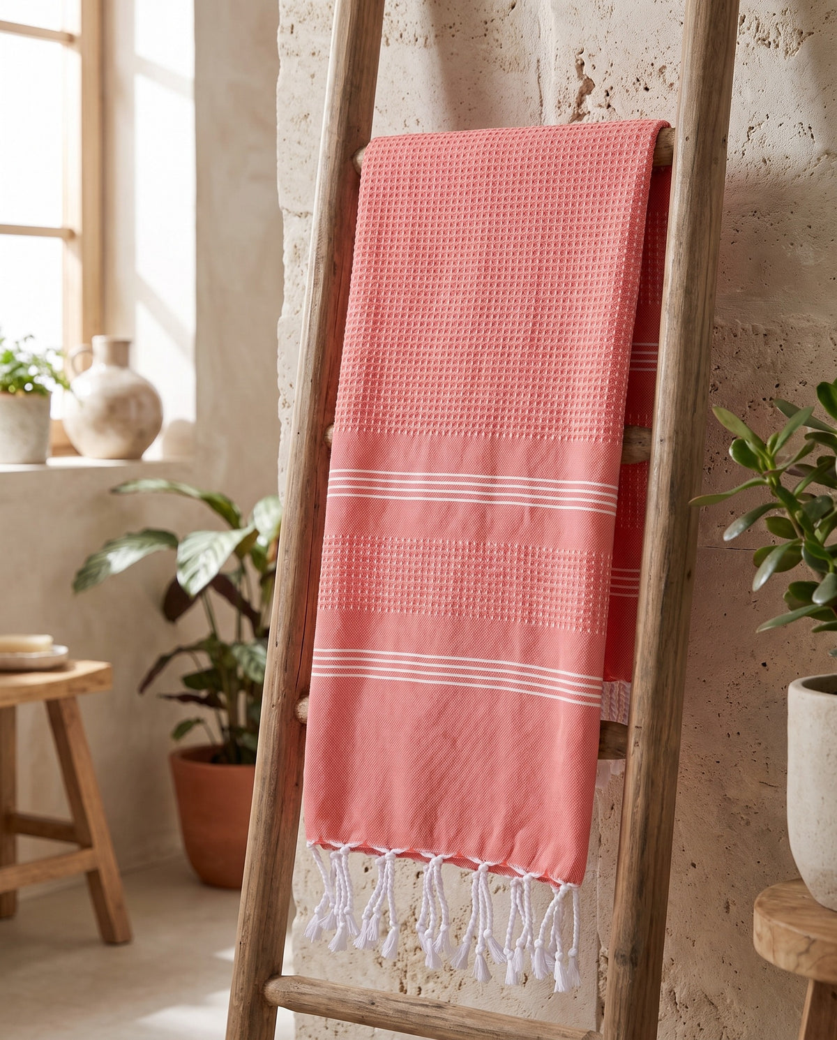 hamamdoek BeachFun coral - sfeer