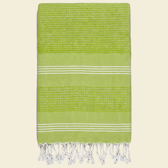 hamamdoek BeachFun lime - op kleur