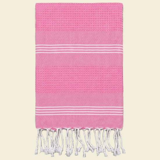 hamamdoek BeachFun pink - op kleur