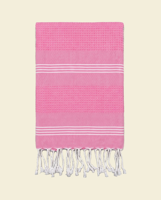 hamamdoek BeachFun pink - op kleur
