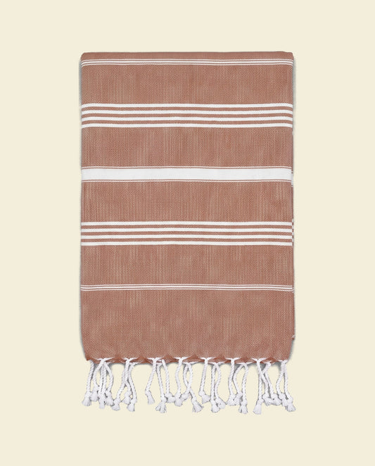hamamdoek bruin - op kleur