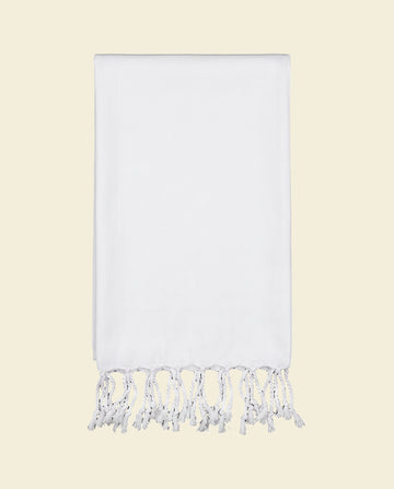 hamamdoek effen wit - op kleur